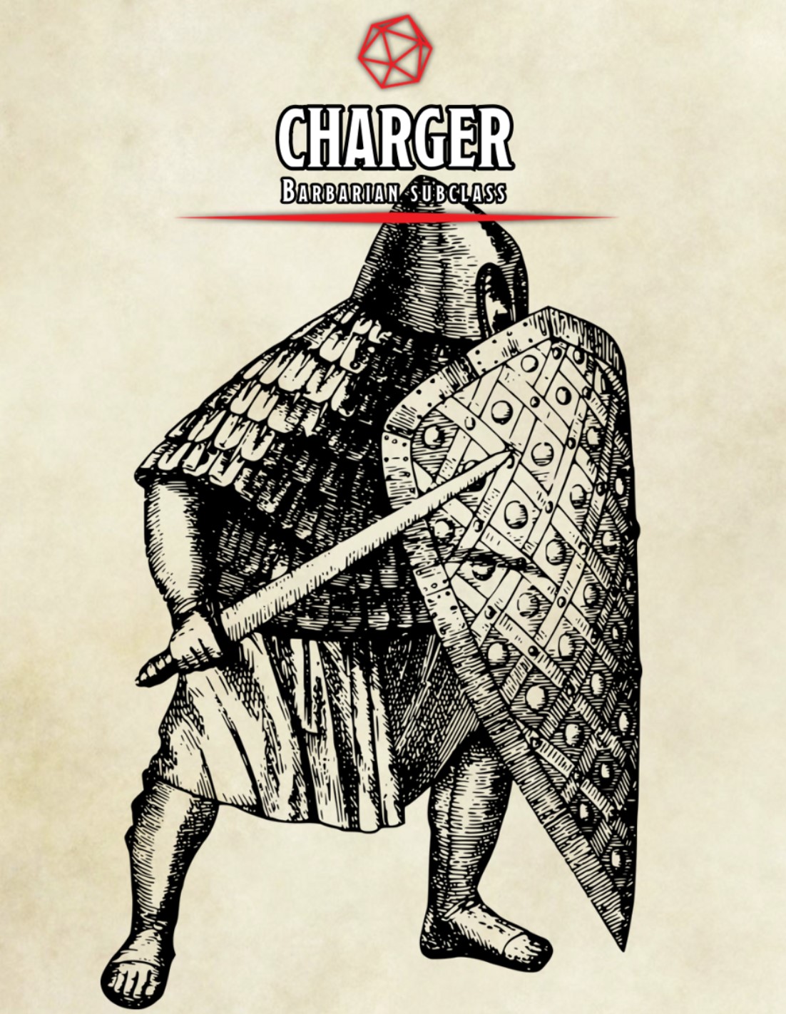 Book cover of OP05 Barbarian Sublcass: Charger