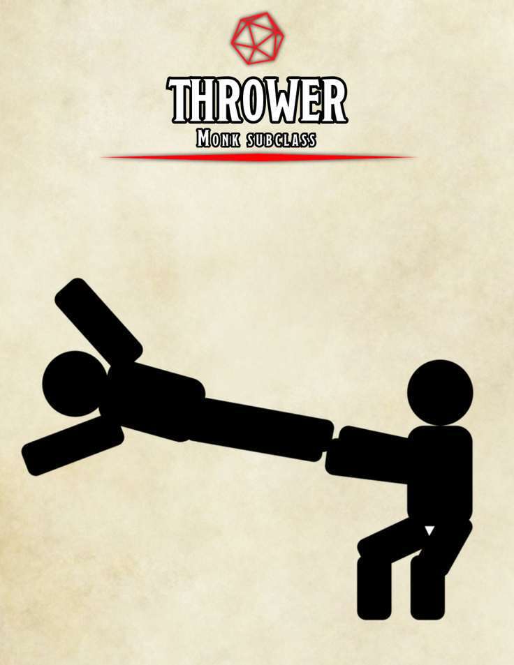Book cover of OP05 Monk Subclass: Thrower